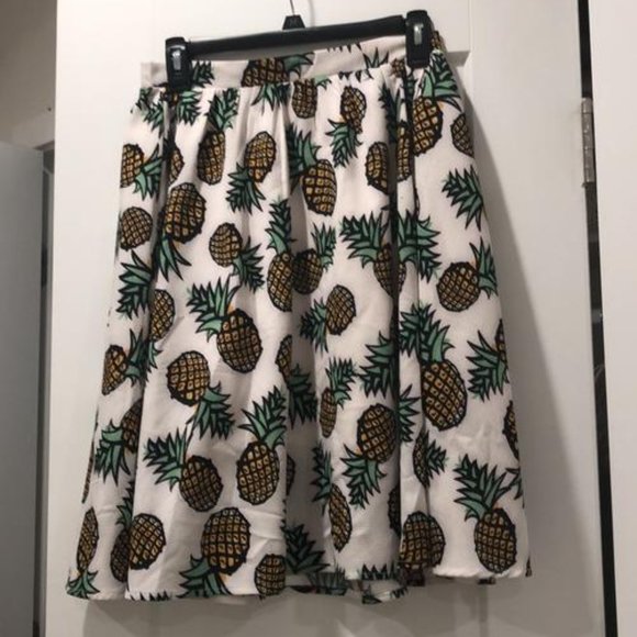 Lucca couture- pineapple print full a-line… - Picture 10 of 13